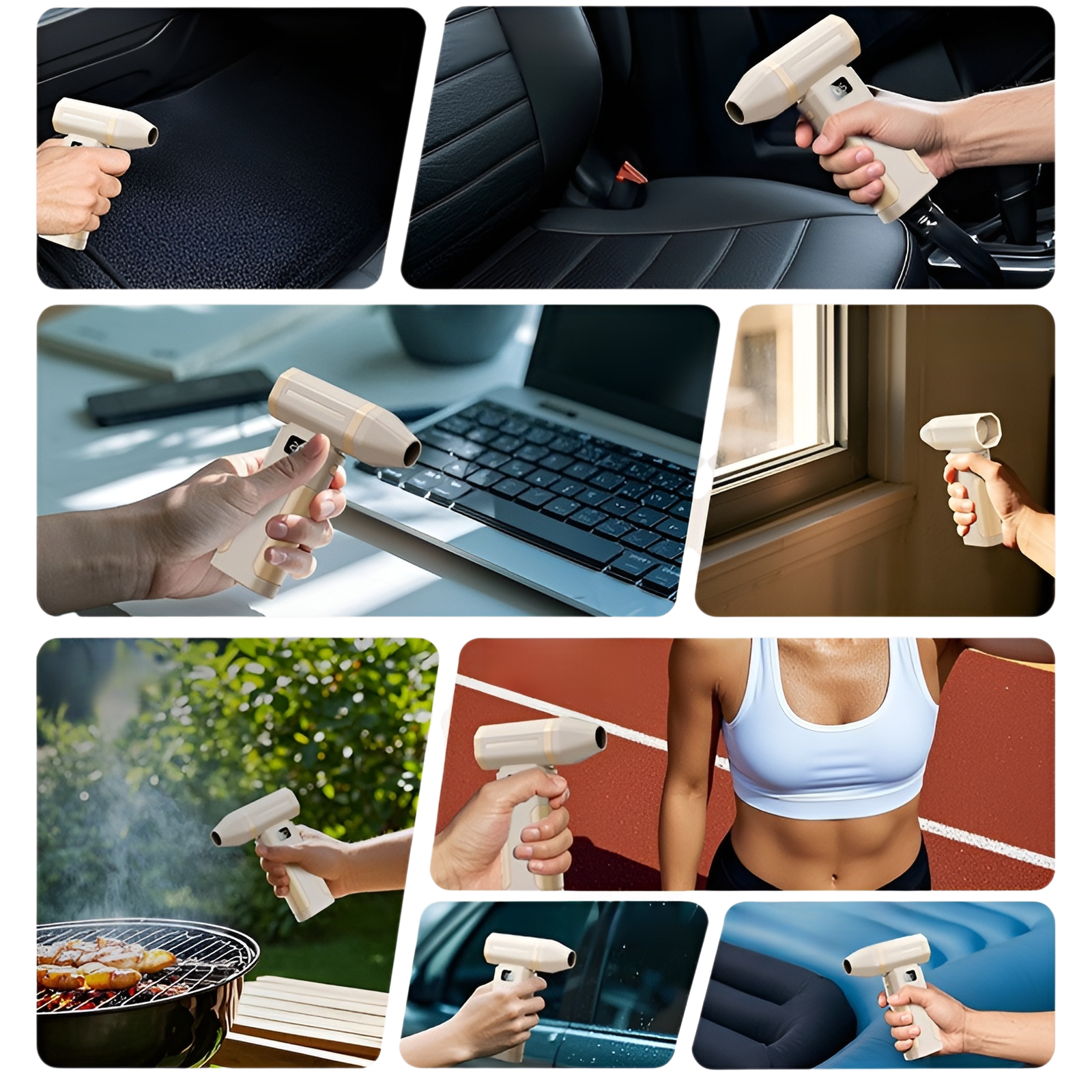 エアダスター ブロワー 超強力高速回転450000r/s 【超小型軽量化256ｇ】電動エアダスター 5段階風量調整 超強力 最大風速65m/s 6000mAh大容量バッテリー 充電式 エアダスター L