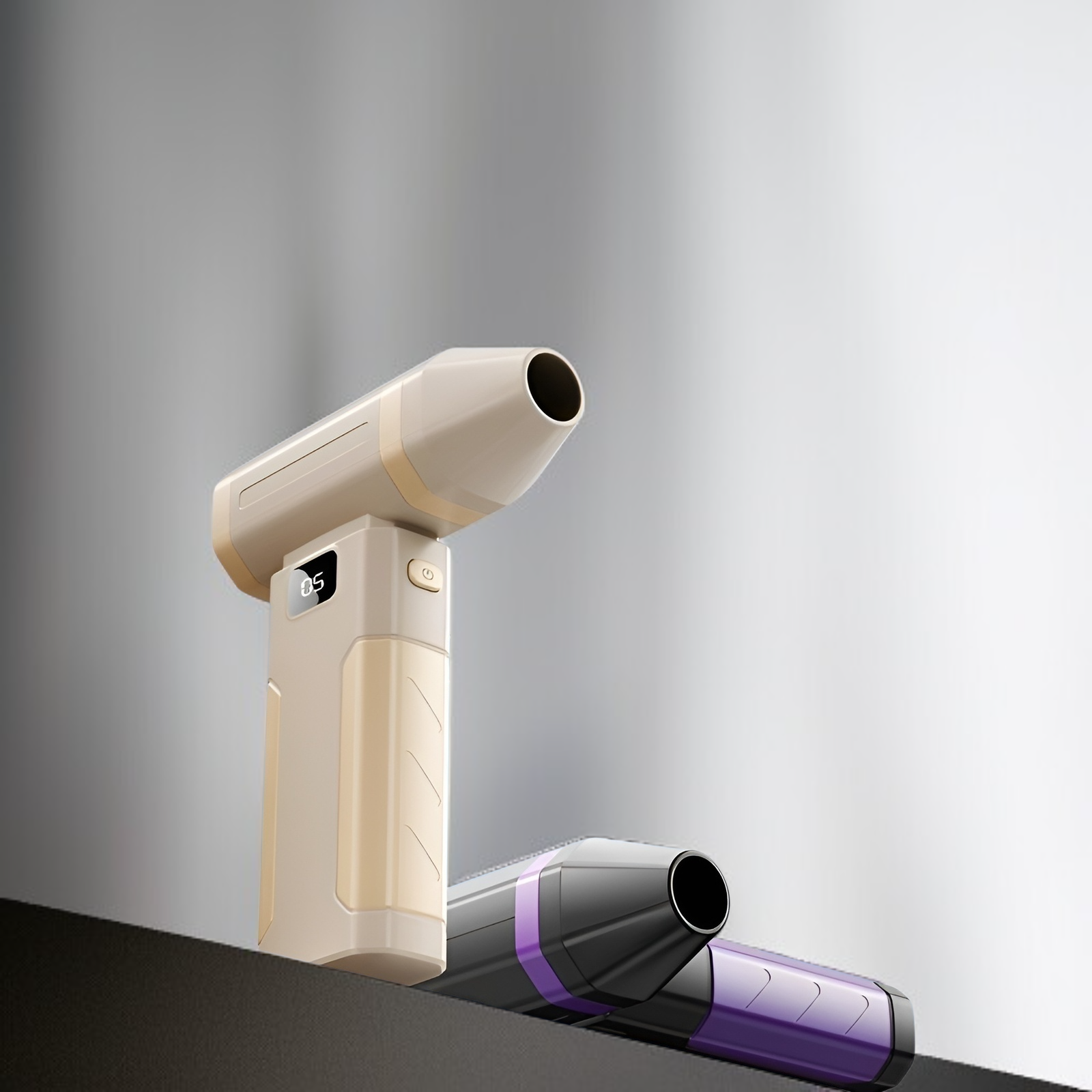 エアダスター ブロワー 超強力高速回転450000r/s 【超小型軽量化256ｇ】電動エアダスター 5段階風量調整 超強力 最大風速65m/s 6000mAh大容量バッテリー 充電式 エアダスター L