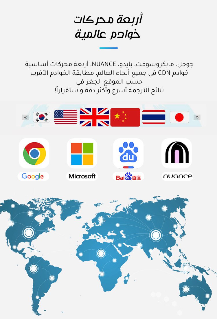 سماعة بلوتثو ذكية مع وظيفة ترجمة صوتية