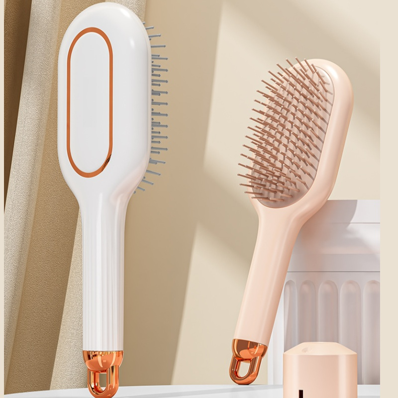 女性用エアクッションコーム マッサージ静電気防止長髪用ふわふわエアバッグコーム