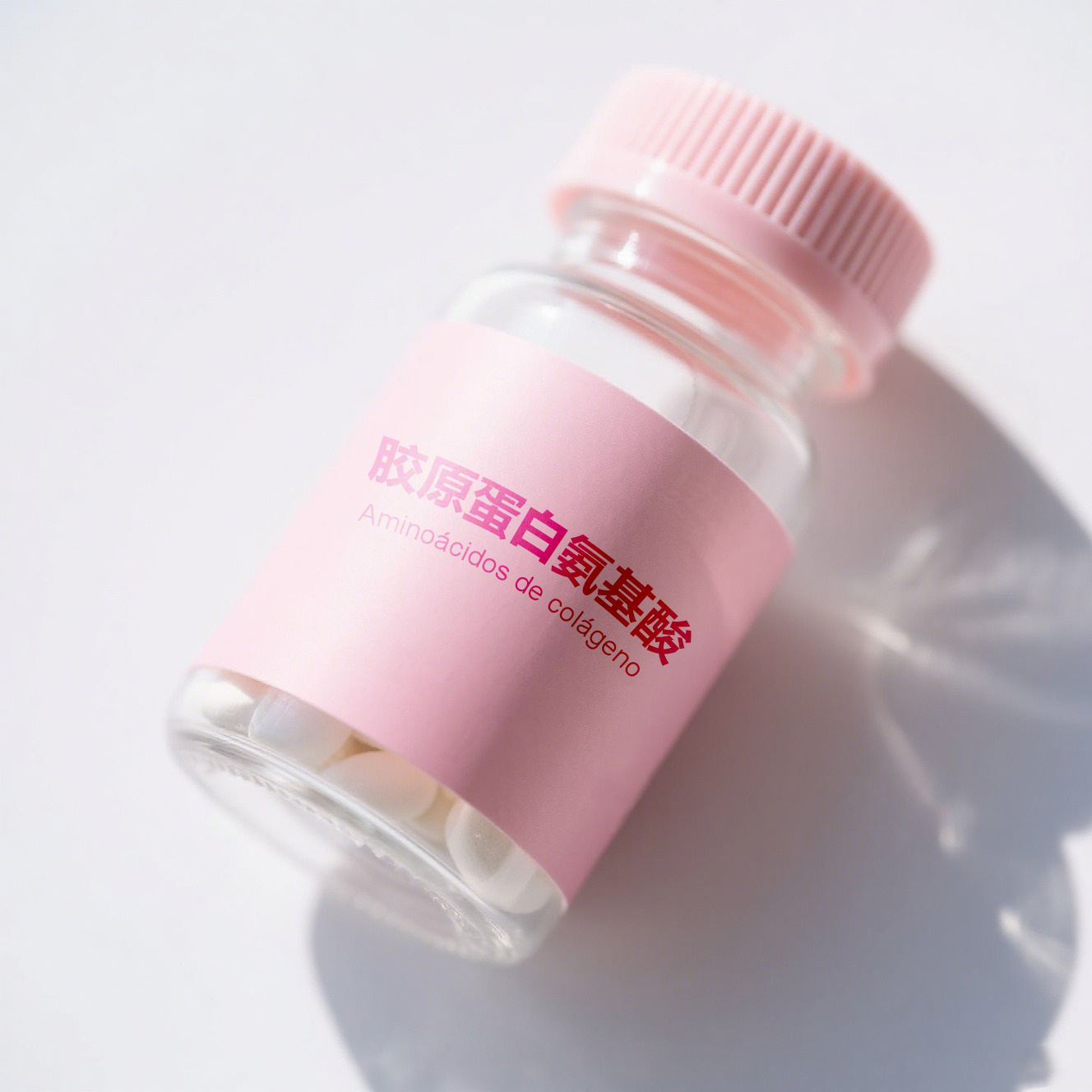 Frasco de Cápsulas de Colágeno y Aminoácidos, 50 cápsulas