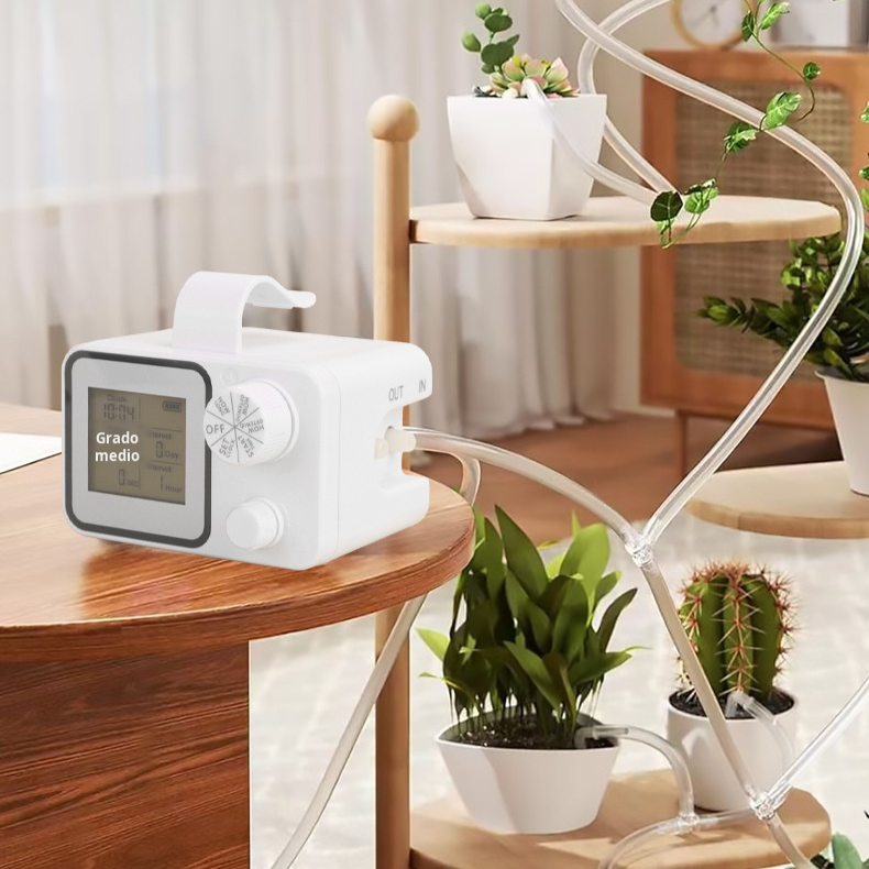 Dispositivo de riego automático de flores de pantalla completa JMY, dispositivo de riego inteligente