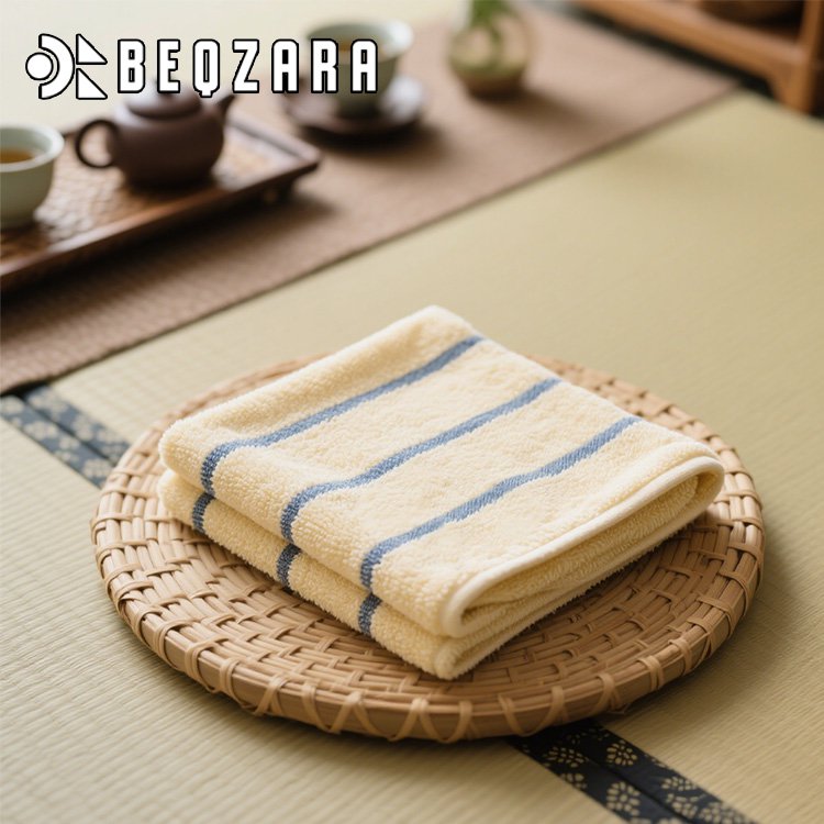 순면 항균 타월 촉감 표현 이미지