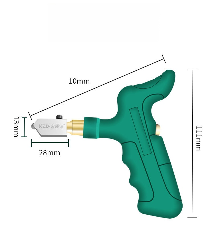 Zestaw ręcznych noży do otwierania krawędzi szklanych płytek