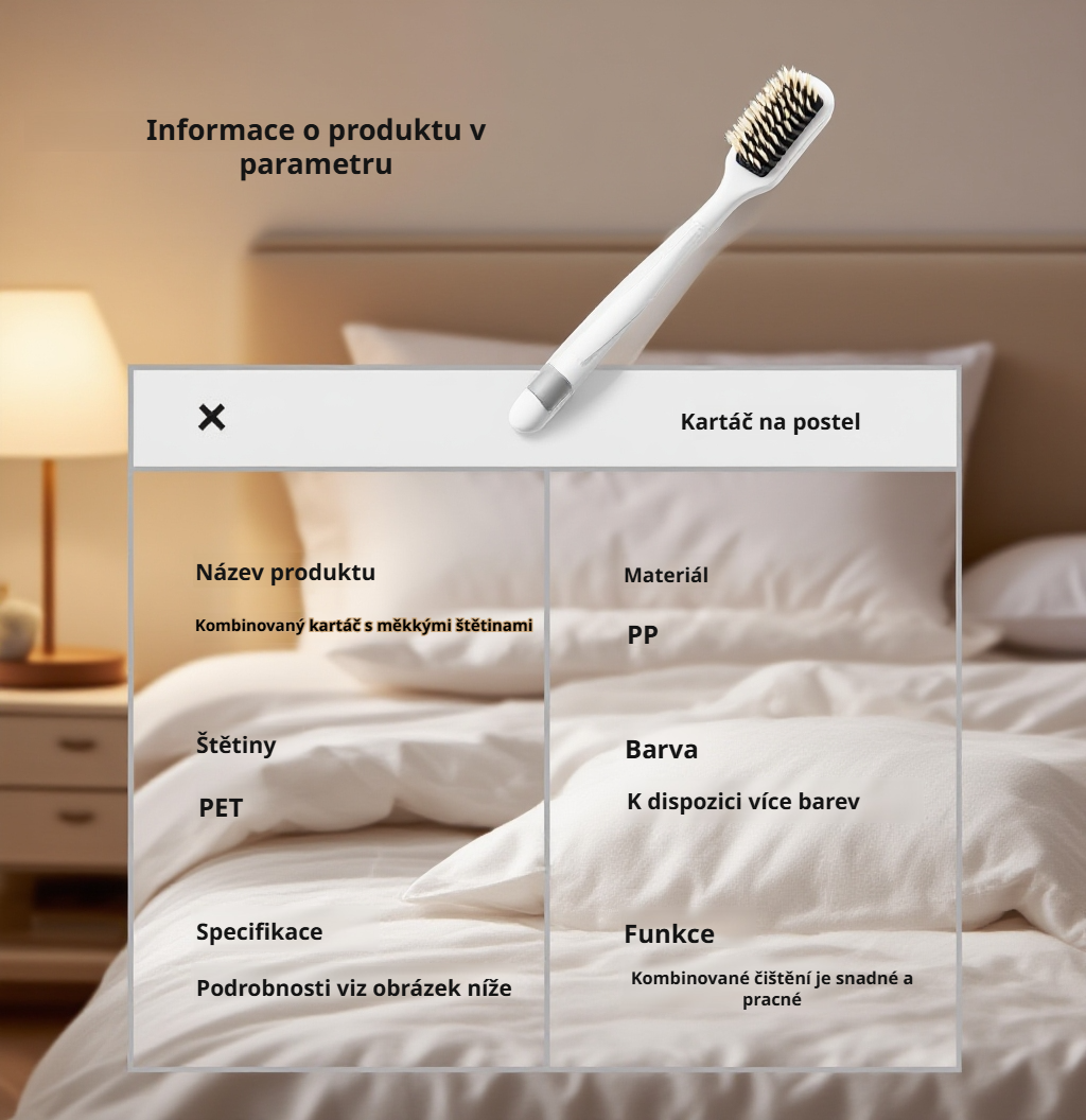 Sada kartáčů na prach v domácím prostředí