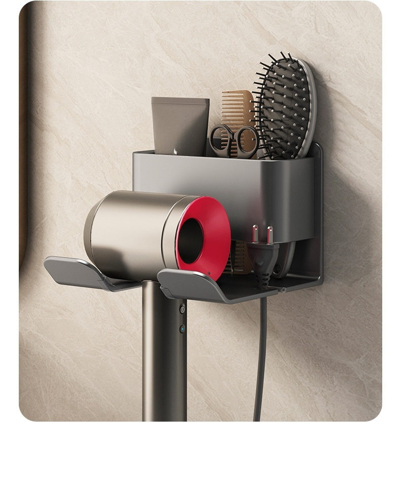 Installation simple du support pour sèche-cheveux sur mur lisse