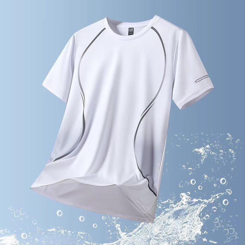 2025年夏季スポーツゆったり通気速乾半袖シャツ