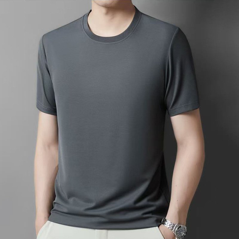 メンズ夏季新作ビジネス半袖Tシャツ