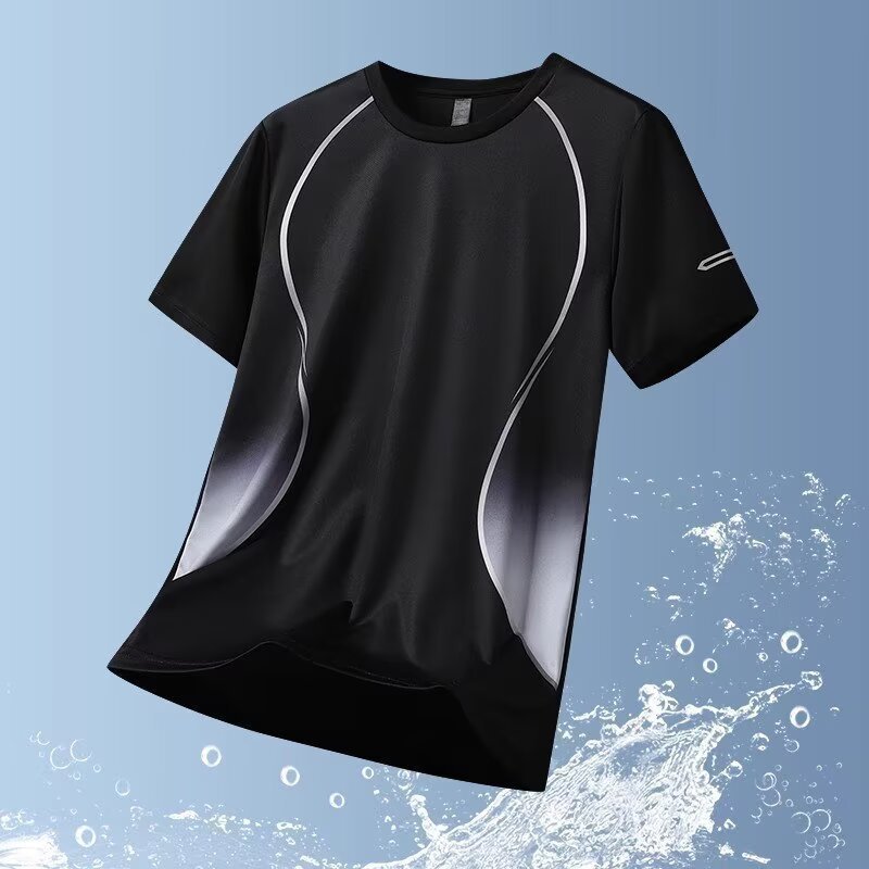 2025年夏季スポーツゆったり通気速乾半袖シャツ