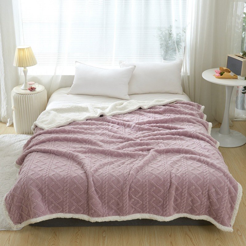 シープボア毛布