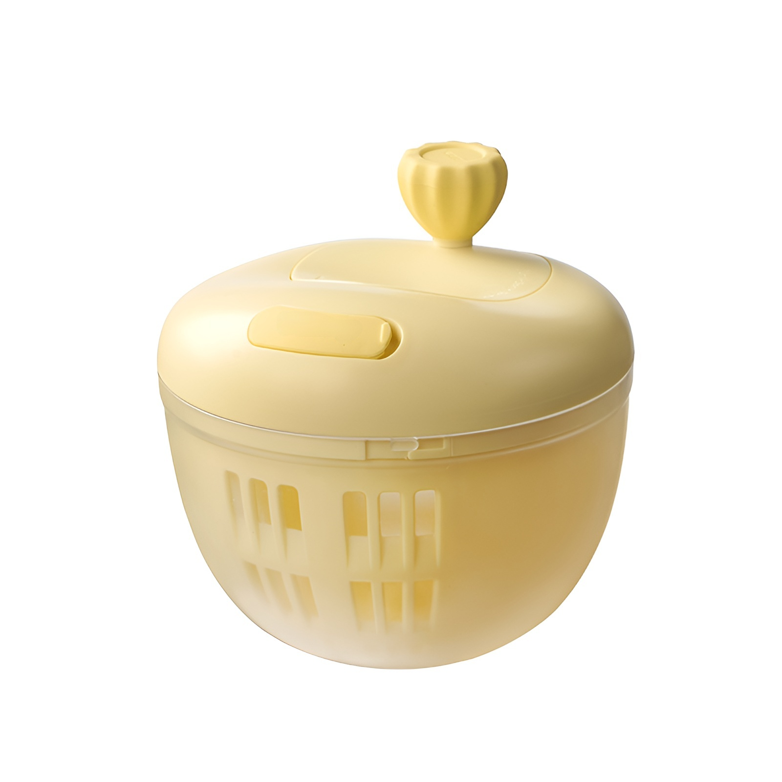 サラダ野菜乾燥機 家庭用排水乾燥機 果物 手動 水かご キッチンツール 野菜洗い桶 工芸品