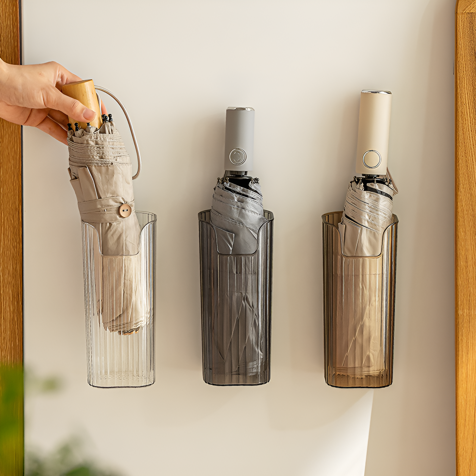 パンチなしの家庭用壁掛け傘収納ラッククリエイティブ傘ラックシンプルな長傘収納ボックス