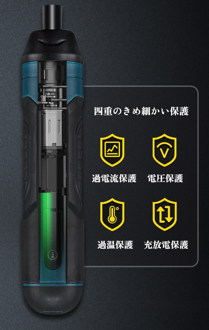 16種類ドライバービットと延長ロッドのセット内容