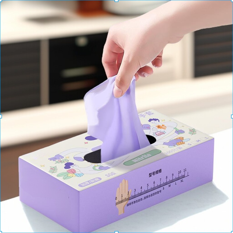 Durable kitchen cleaning disposable food grade PVC rubber latex