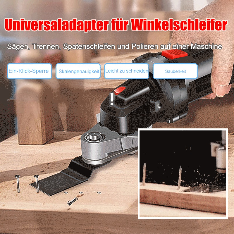 Multifunktionale elektrische Polier- und Schneidschaufel