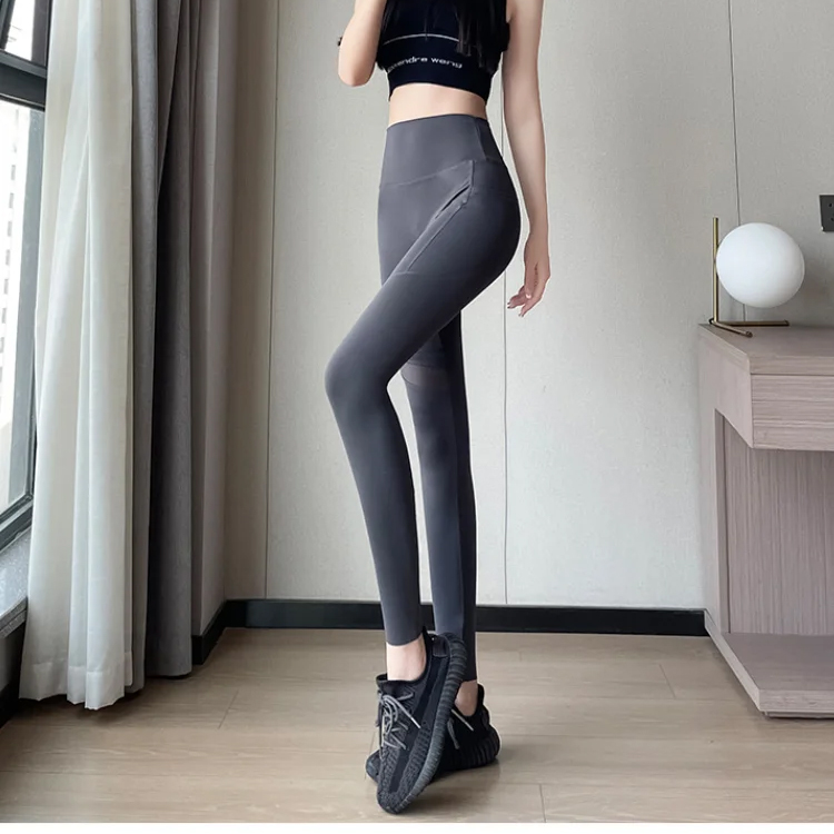 망사 포켓 여자 여름 레깅스