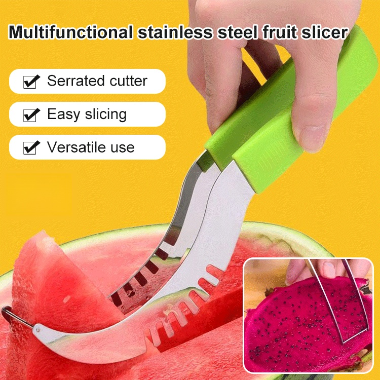 Multifunctional stainless steel fruit slicer