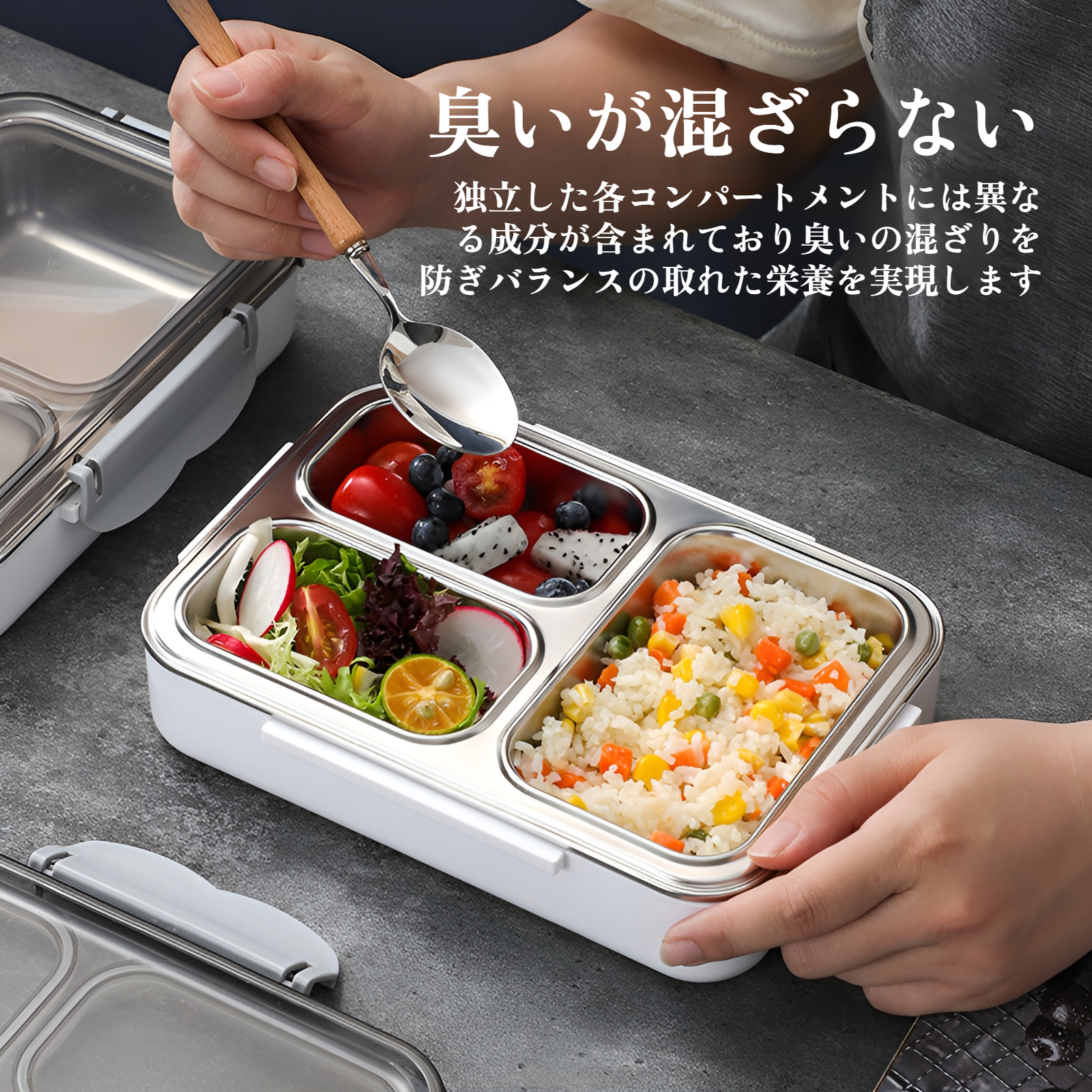 女性向けおしゃれカラーのランチボックス