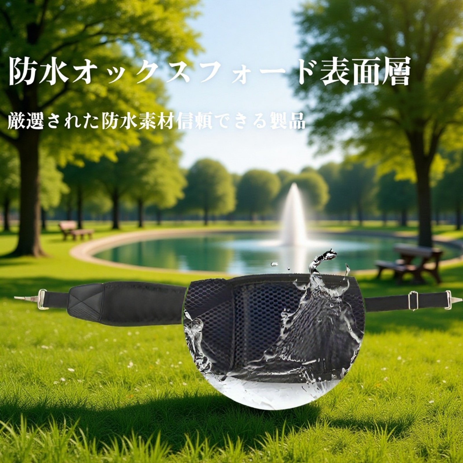 調節可能な厚手パッド付きゴルフバッグショルダーストラップ