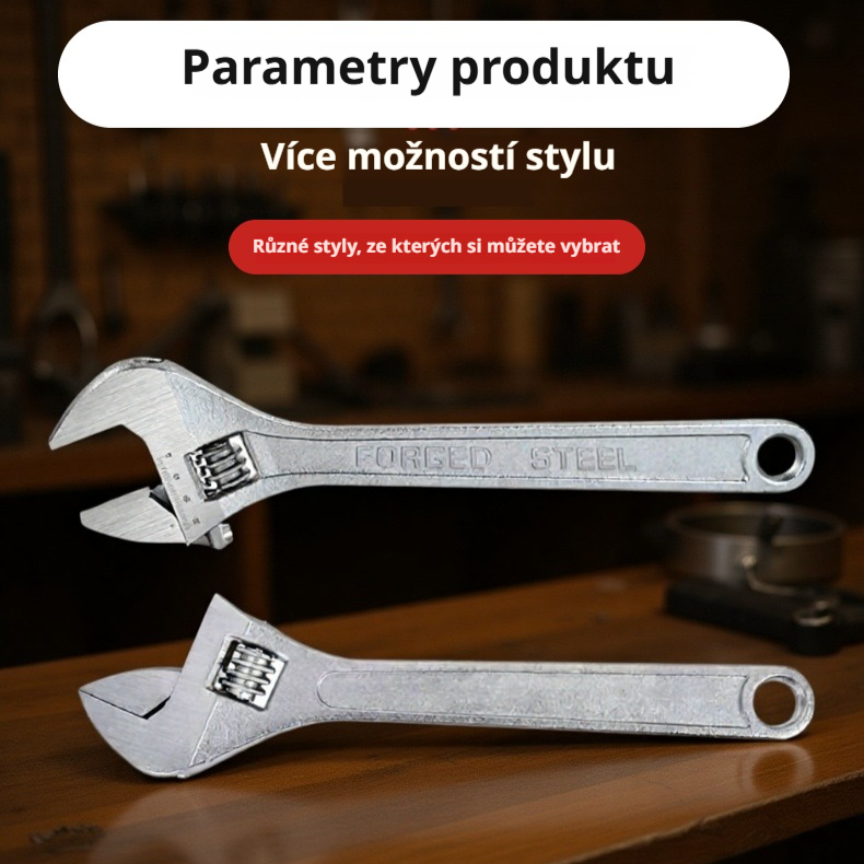 Praktická sada klíčů – flexibilní, stabilní a odolný klíč