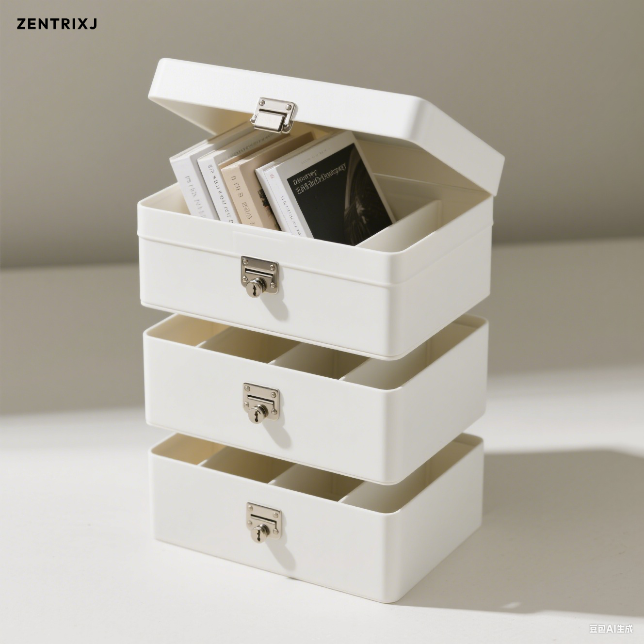 Duża pojemność, eleganckie pudełko do przechowywania