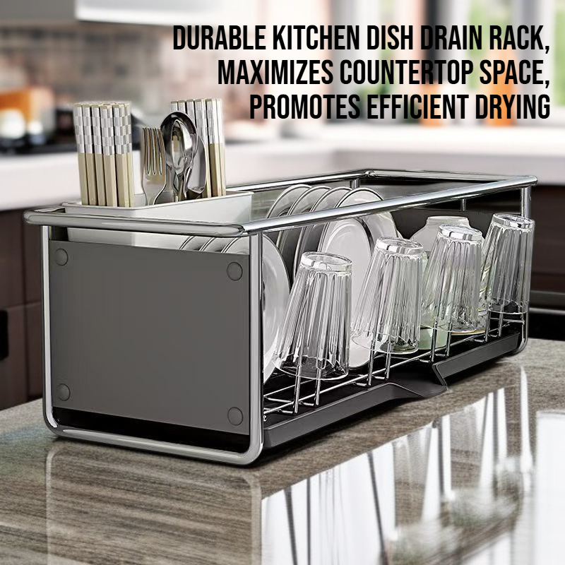 Kitchen dish drain rack