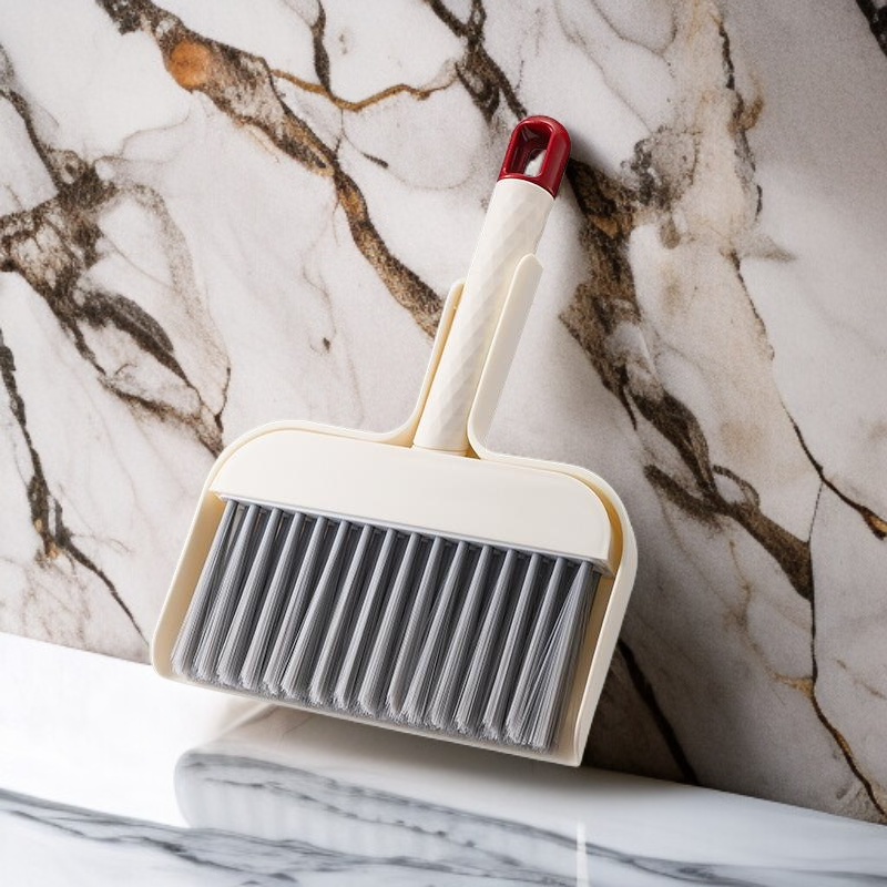 Desktop mini dustpan broom set