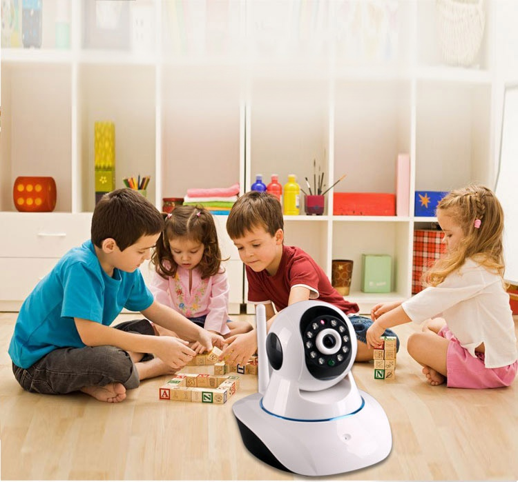 【ベビーモニター】高画質 映像 音声 通話 赤外線 動体検知 PC/iPad/IOS/Android/TF