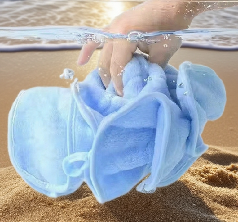 敏感肌適用珊瑚絨吸水毛巾