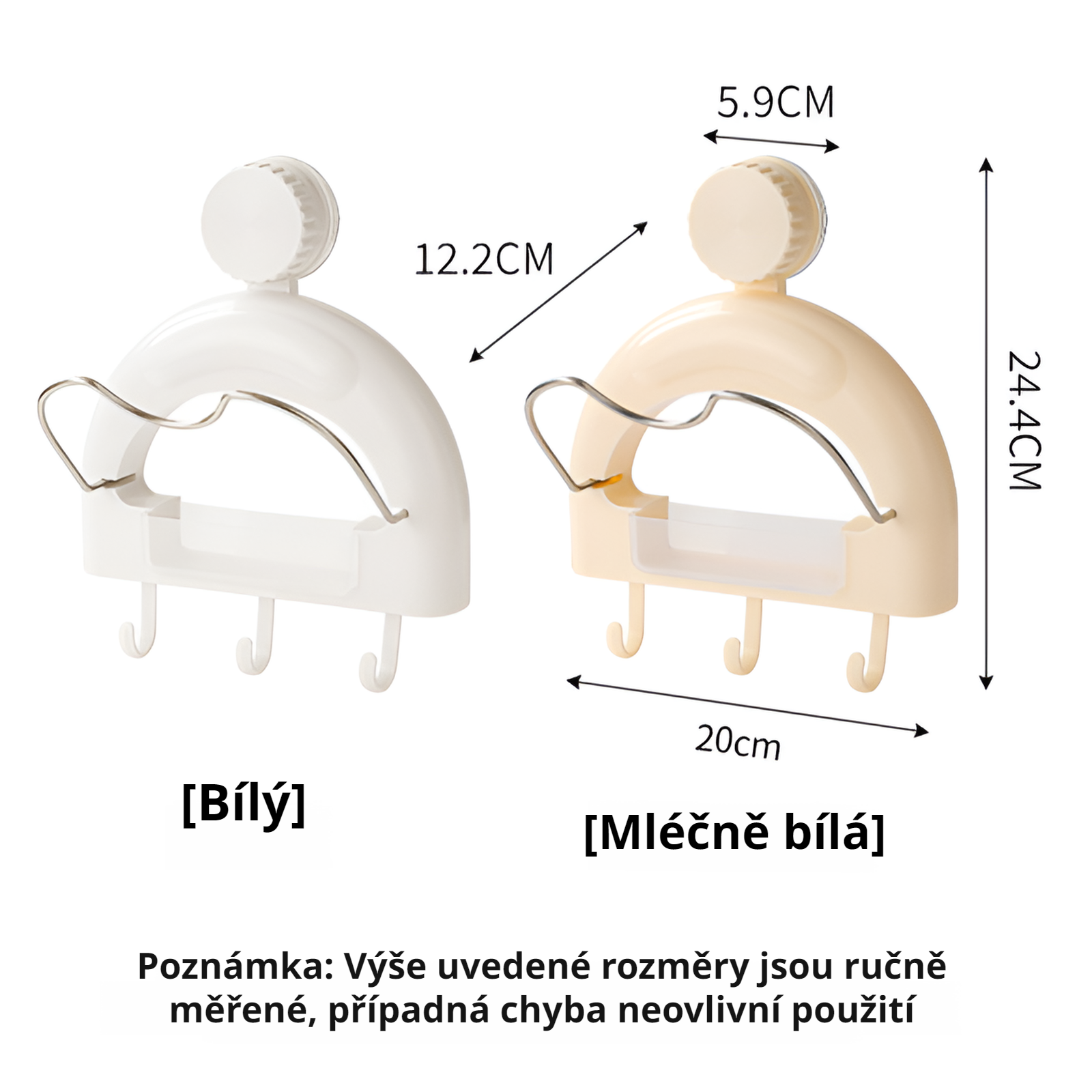 Multifunkční kuchyňský odtokový stojan s háčky na odkládání