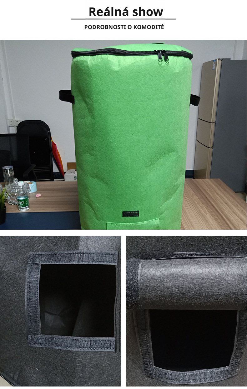 Praktický kompostovací pytel pro zahradní odpad