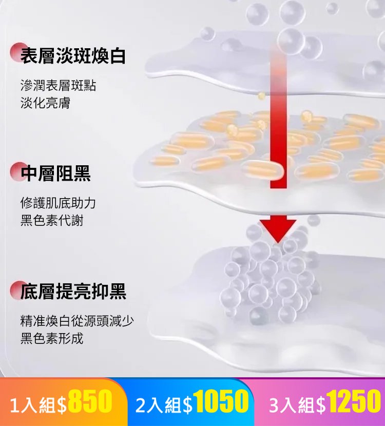 【老斑一夜斷】頂級美白祛斑王