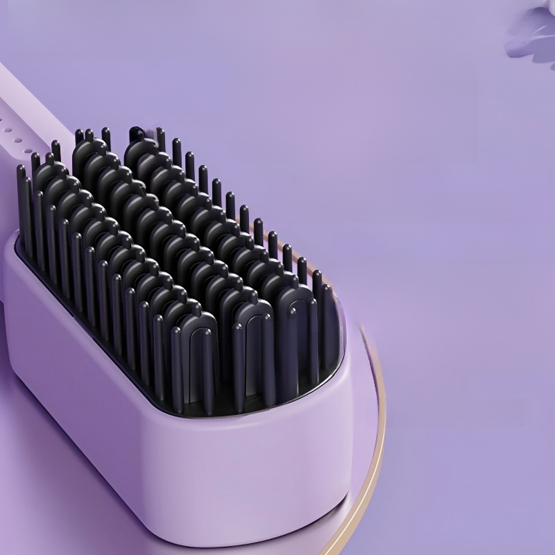 [음이온 ] 휴대용 무선 미니 스트레이트 헤어 빗