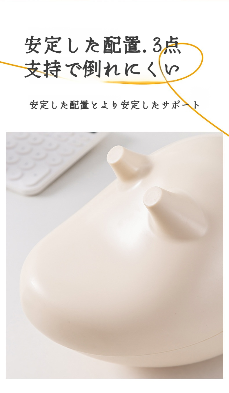 かわいい子犬デザインの蓋付きゴミ箱