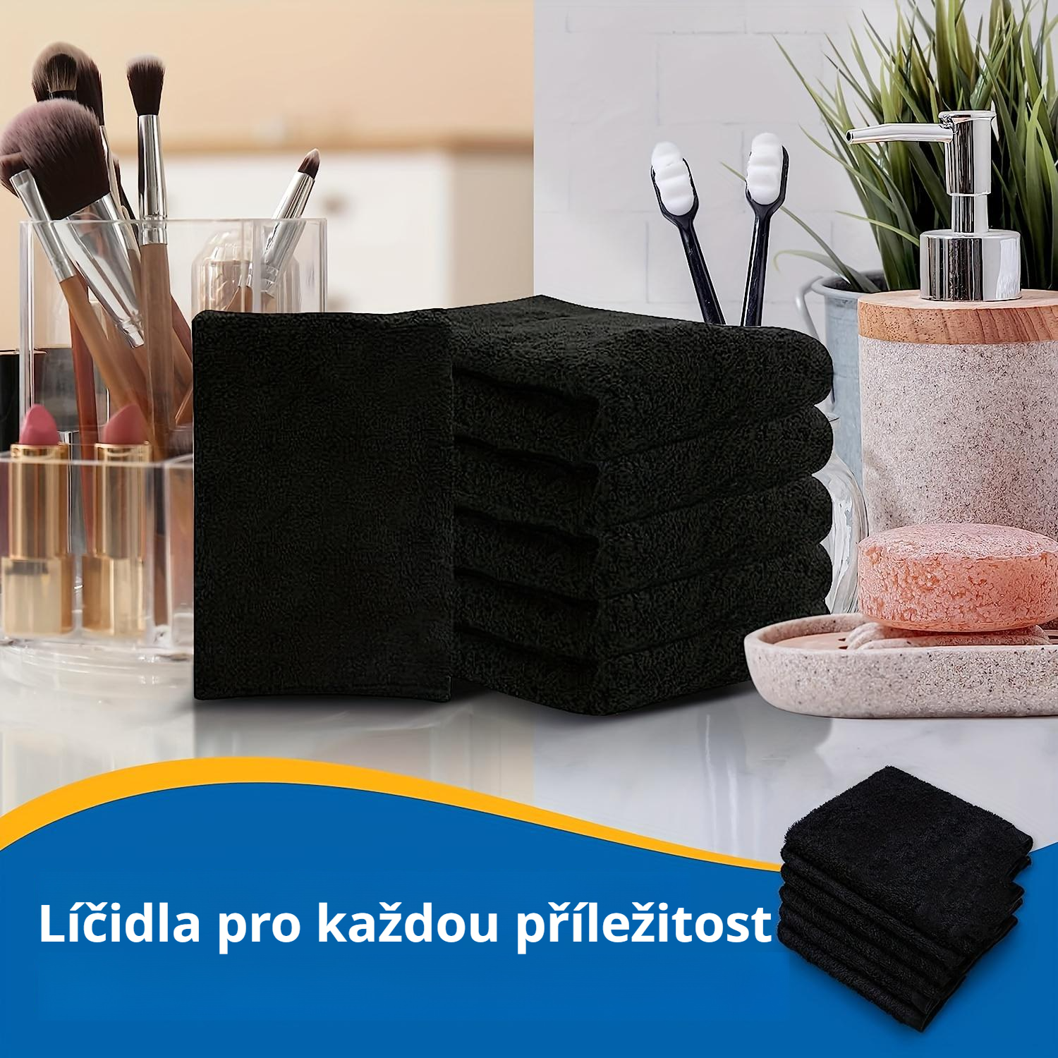 Kuchyňská savá utěrka na nádobí, vhodná pro suché i mokré použití, domácí čistící utěrka na stůl