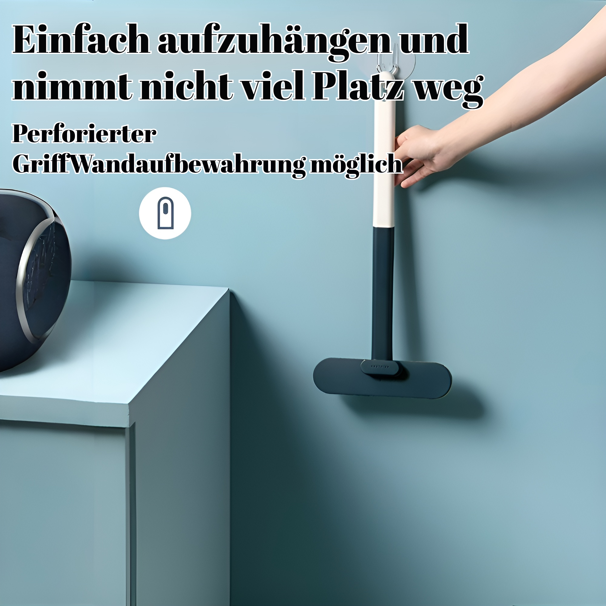 Siebbürste mit langem Griff, abnehmbare, feine Flusenbürste, Oberflächenbürste für Sofas, verbreiter