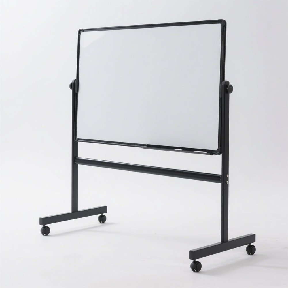 Tablă de scris pe roți verticală pentru birou
