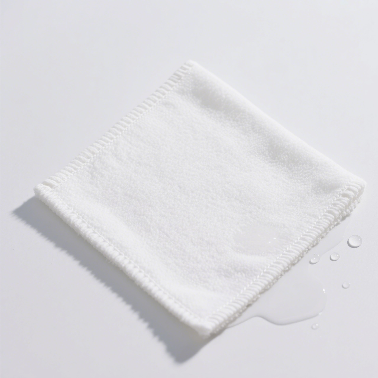 キッチンの汚れ落としマイクロファイバー製ホワイト吸水性布巾