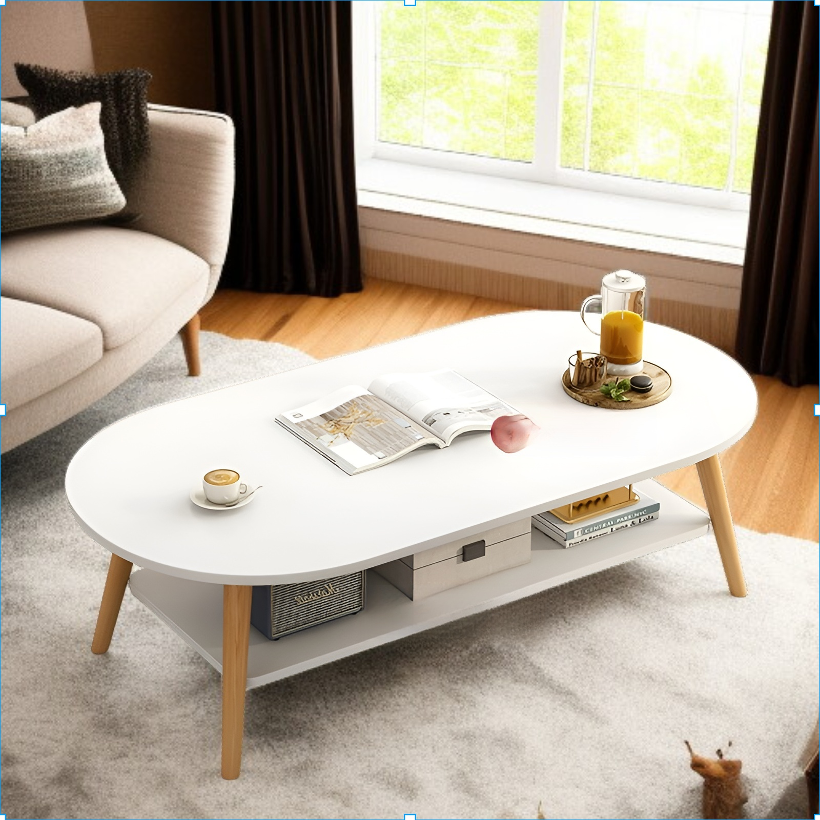 JMY-coffee table home small apartment living room sofa simple modern small table