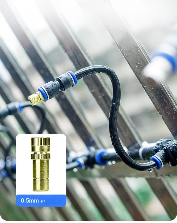 Uniwersalny zestaw do podlewania kwiatów z możliwością regulacji kąta, z miedzianymi ustami