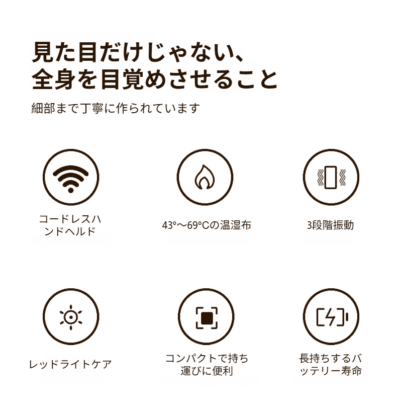 スマートスクレーピング機能搭載マッサージ器具