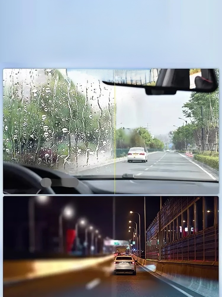 【강력 오염 제거 자동차 유리 유막 제거 스폰지】