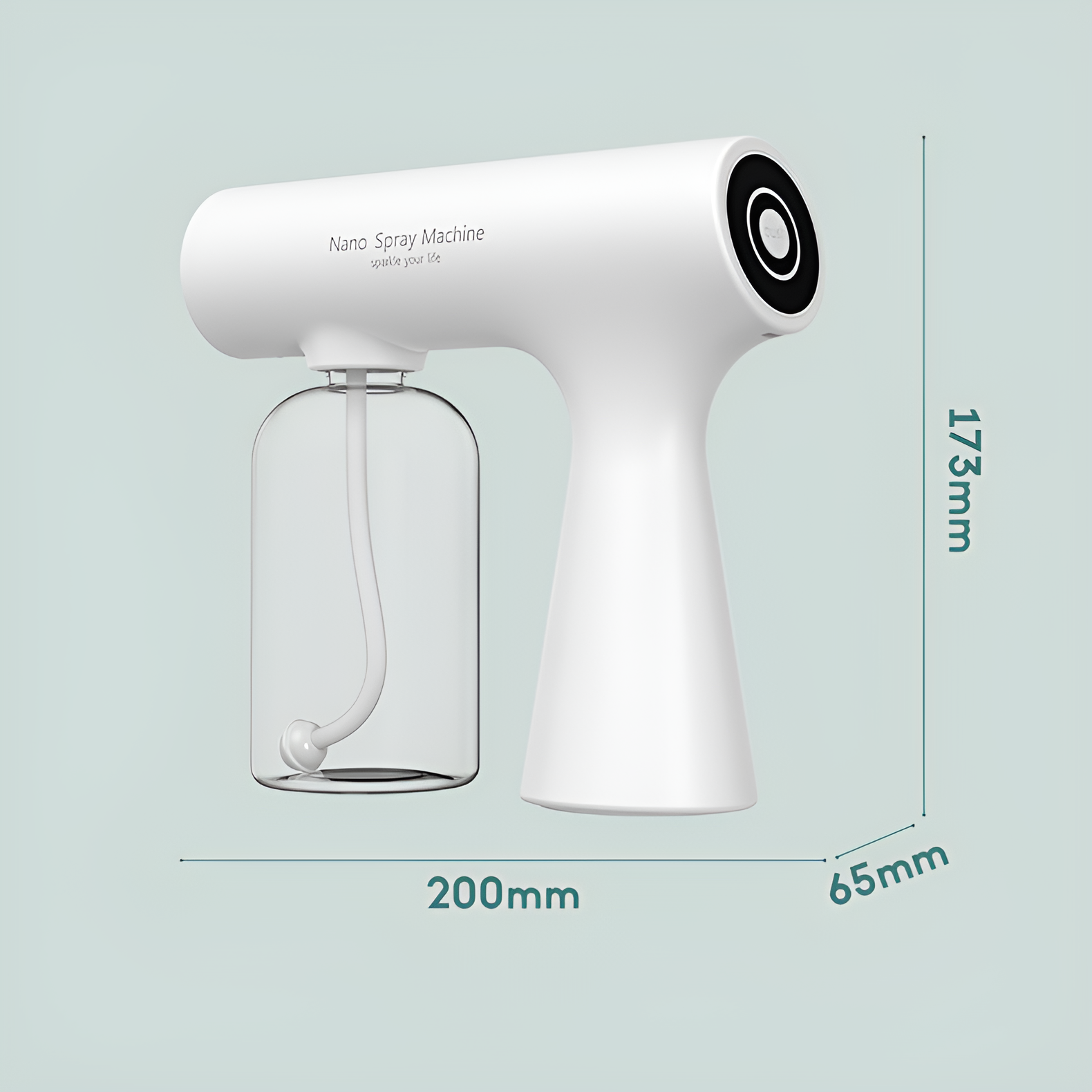消毒ガン噴霧器ブルーライトハンドヘルド消毒滅菌ミストワイヤレス消毒機