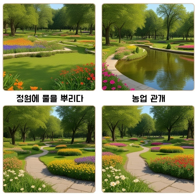 360도 회전 자동 스프링클러
