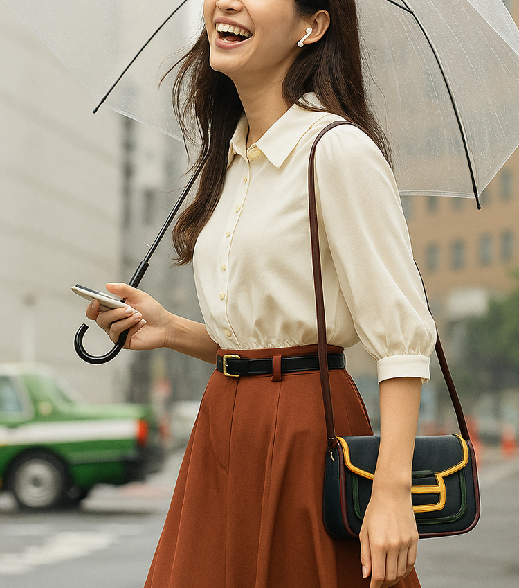 【シルク素材】涼しくてシワになりにくく、簡単に10キロ痩せて見える