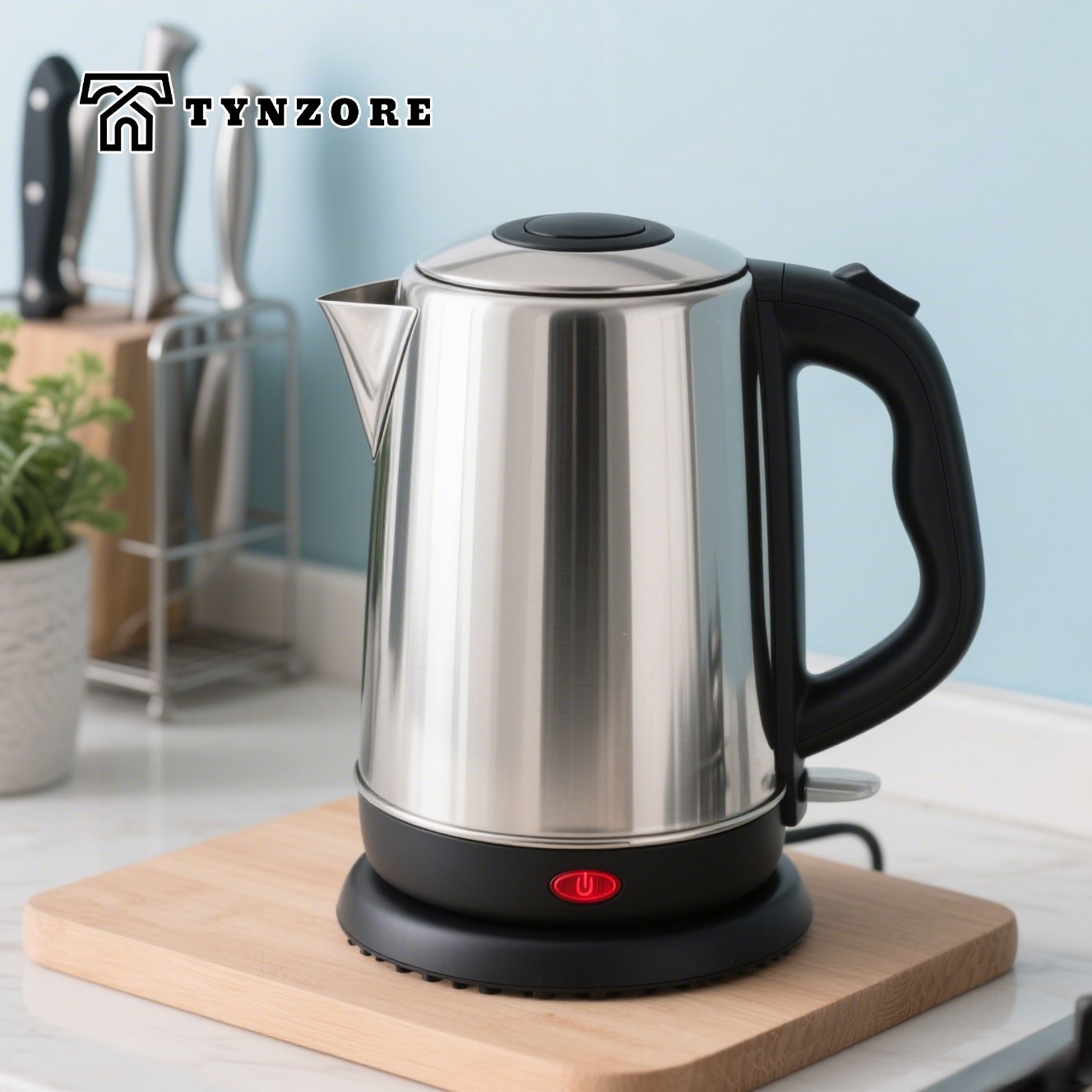 스테인리스 주전자 정면 사진