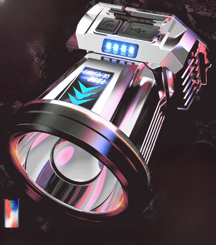 신형 독일 XPG 고출력 헤드램프[보조배터리로 착용 가능]