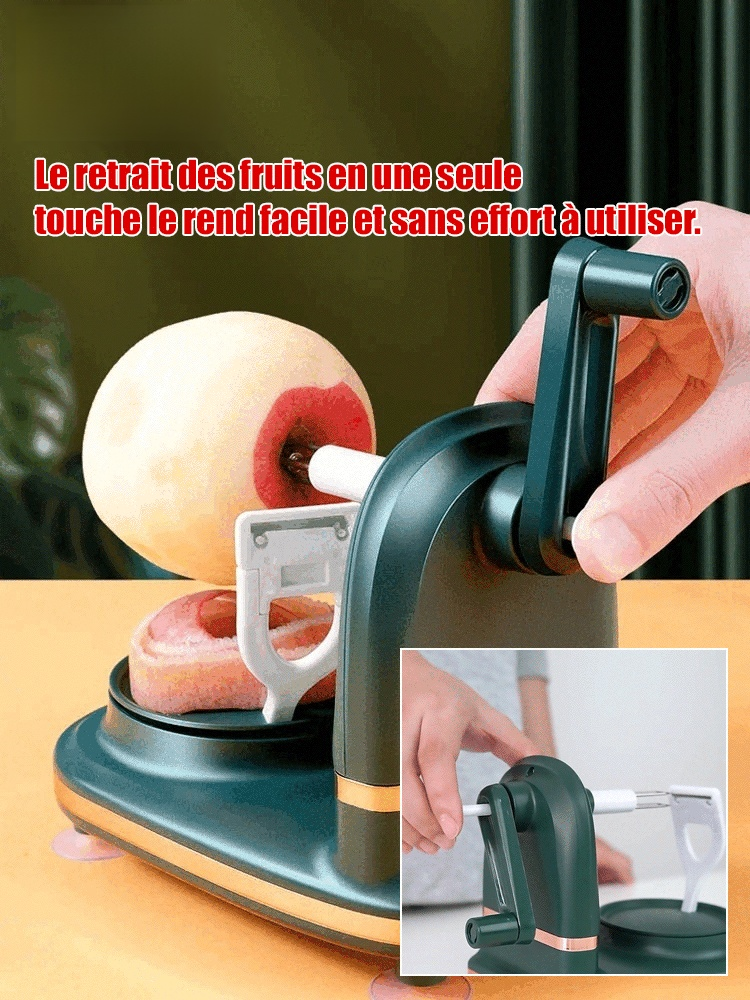 Éplucheur de fruits à manivelle