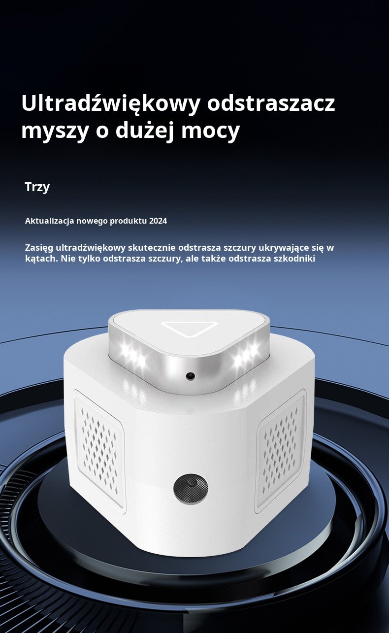 Ultradźwiękowy odstraszacz szczurów i komarów – widok produktu