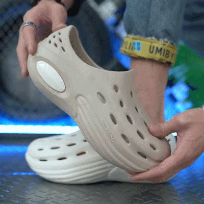 รองเท้าแตะพื้นรองเท้าหนาเบาะอากาศกันลื่นรุ่นคู่รัก